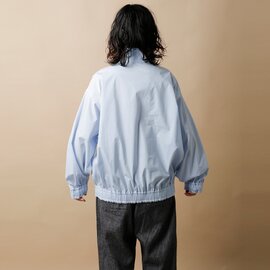 HAVERSACK｜コットン タイプライター ハイカラー シャツ ジャケット 822403-fn