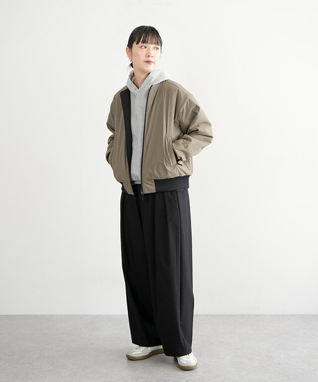 身長:165cm/カラー:TK トープ×ブラック/サイズ:L