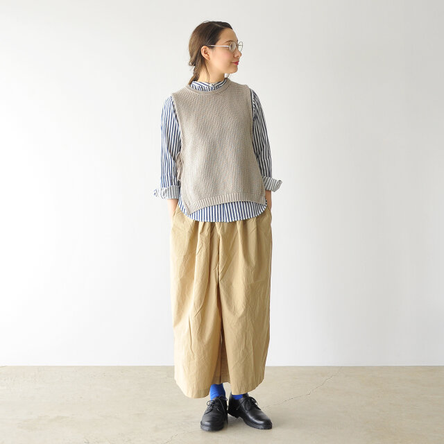 モデル:164cm / 46kg
color : grayge(col.10) / size : free