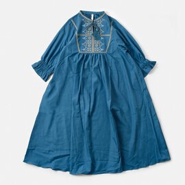 kelen｜エンブロイダリー デザイン ドレス ワンピース　“IKU” lkl24hop2047-mn