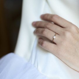 KARAFURU｜婚約指輪　蕾 -TSUBOMI-（鏡面)