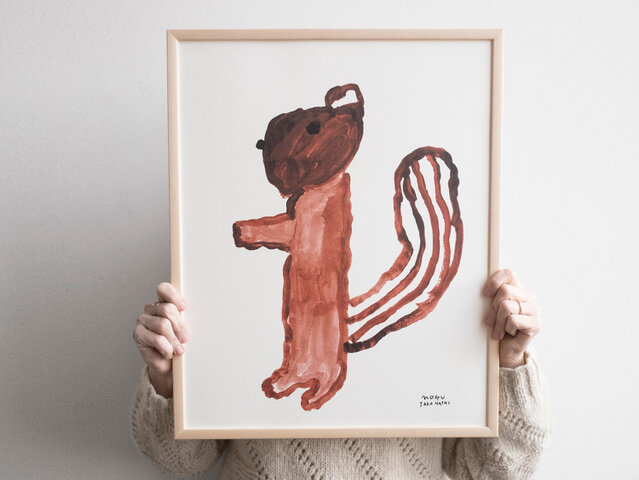 Fine Little Day|ポスター SQUIRREL(リス)40×50cm