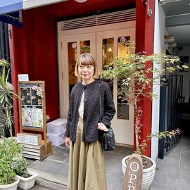 PONT DE CHALONS|【コーディネート特別価格】MIXヤーンツイードニットガーディガン