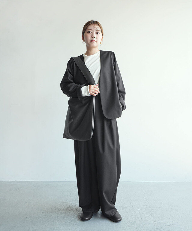 身長:153cm / カラー:BLACK / サイズ:38