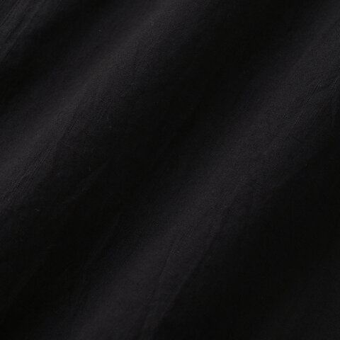 sisam｜ユニセックス　スタンドカラーシャツ スラブ