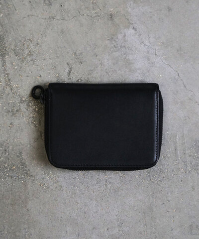VU PRODUCT｜VU PRODUCT ヴウプロダクト cow leather zip wallet [BLACK] vu-product-B13 栃木レザージップウォレット