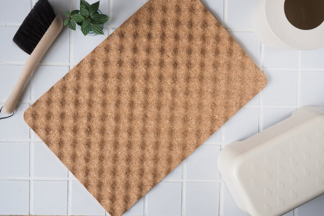 GREEN MOTION | CORK BATH MAT