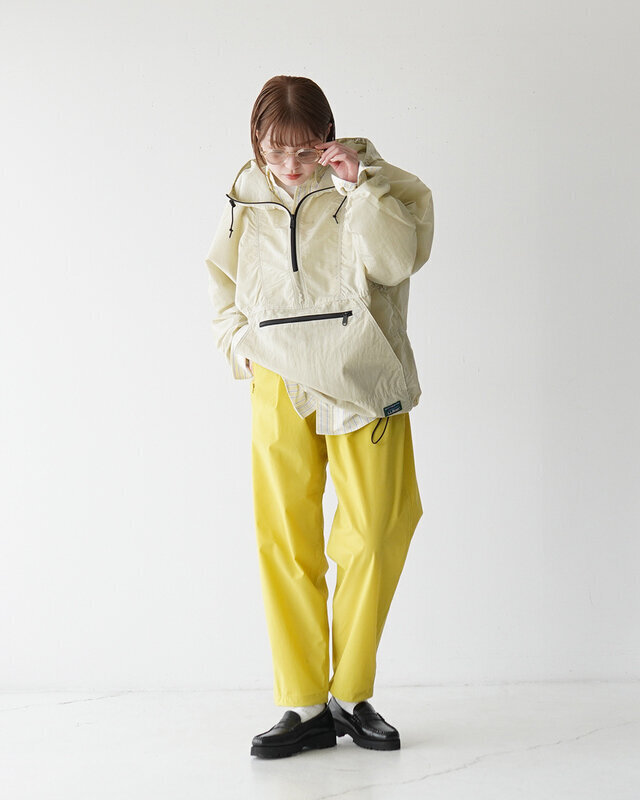 モデル:160cm
color : YELLOW(別注色) / size : XS(フリーサイズ)