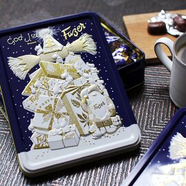 Fazer|ムーミン GodJul 缶 KFミルク&ゲイシャチョコレート/フィンランド【クリスマスギフト】