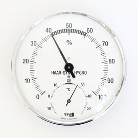 TFA Dostmann｜Analogue thermo-hygrometer with metal ring 45.2032/アナログ温湿度計