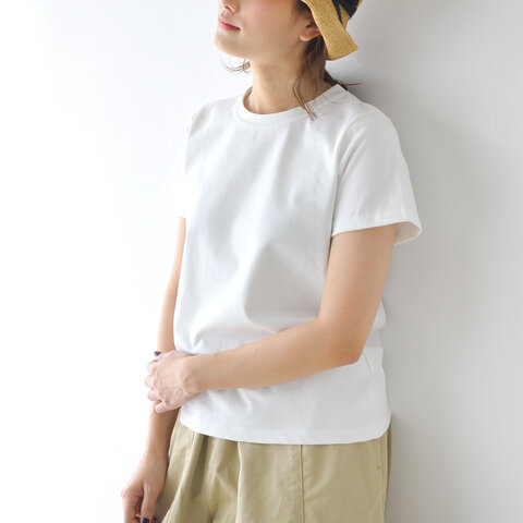 manon|SHORT SLEEVE CREW NECK TEE 半袖クルーネックTシャツ・MNN-C-001 マノン