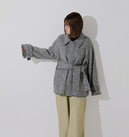 MANOF|ツイード ミディ コート 87104-0542-kk