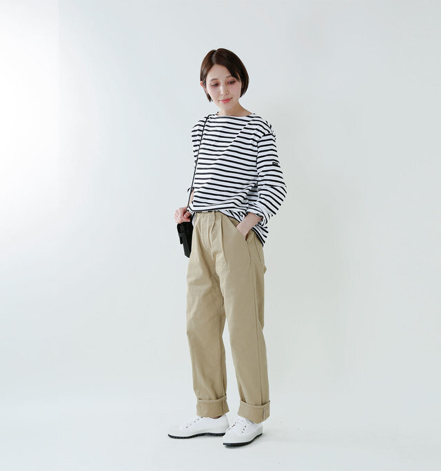 color : white×navy / size : 5