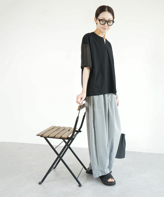 身長:164cm / カラー:99 black / サイズ:f