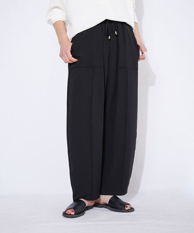 CYNICAL|【SALE 20%OFF】ジョーゼット イージーパンツ ボトムス ワイドパンツ コクーンパンツ 652-96000