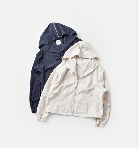 ORCIVAL|ブロードクロス ワッシャー ジップアップ セーラーカラー ジャケット or-a0691ryp-yo