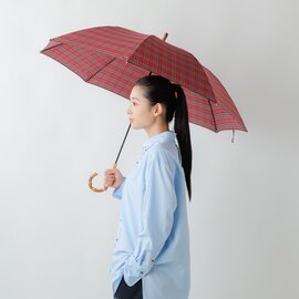 Traditional Weatherwear｜晴雨兼用 長傘 ミニバンブーハンドル 撥水 UVカット加工  “UMBRELLA BAMBOO LITE” a241slggo0260pe-fn