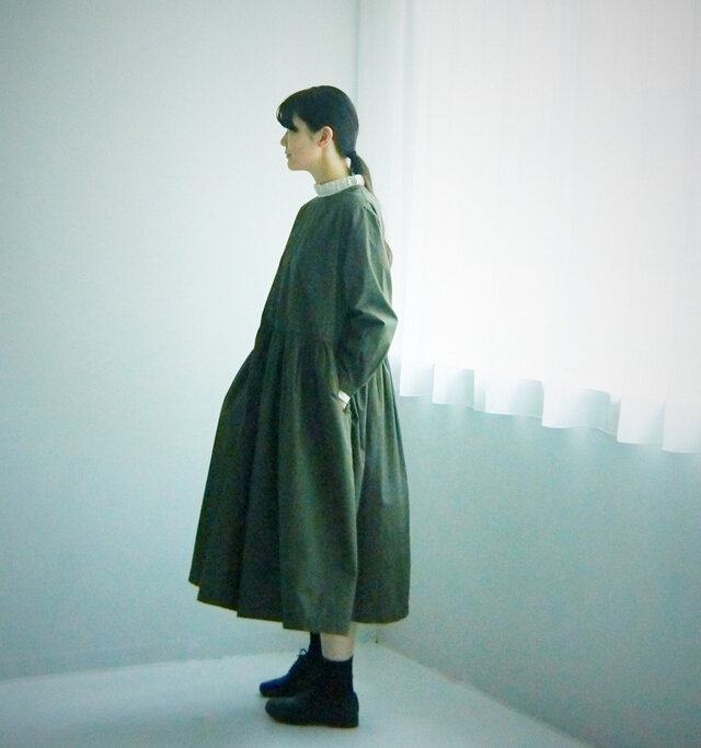 モデル165cm 着用サイズ:0(OLIVE)
