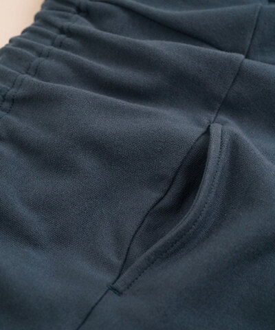 VUy｜VUy ヴウワイ sweat wide cropped pants [BLUE] スエットワイドパンツ