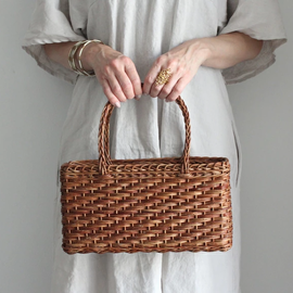 松野屋|良質な青森県産のあけび グニ手角型2本手 kurashisha