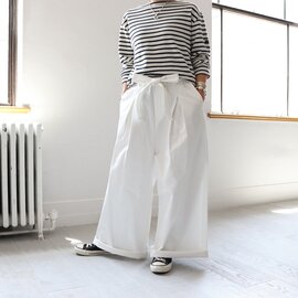 mizuiro ind|リボンベルト・ワイドチノパンツ