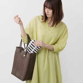 Letra｜メルカドバッグ ボート型  Sサイズ “ZIGZAG” boat-style-zigzag-mn 母の日 ギフト