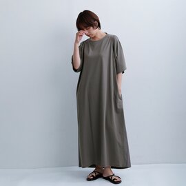 Liyoca|コットン 布帛 ドッキング ワンピース ly63-401