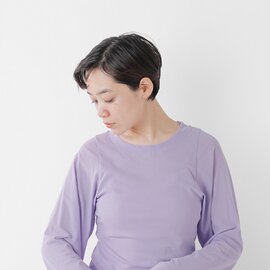 CINOH｜コットン コズモラマ ワイドスリーブ ロング Tシャツ 23scu009-mn