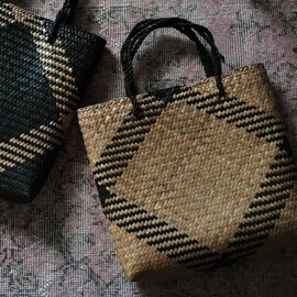 すっきり佇む フラット水草トートバッグ NATURAL 【宅急便100サイズ】