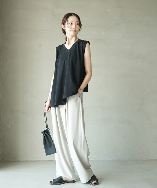 身長:164cm / カラー:00 black / サイズ:f