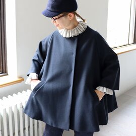 dahl'ia|ノーカラー・フレアーコート