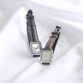 CASIO｜スクエアケースレザーベルト腕時計 ltp-v007l-rf クリスマスギフト 贈り物