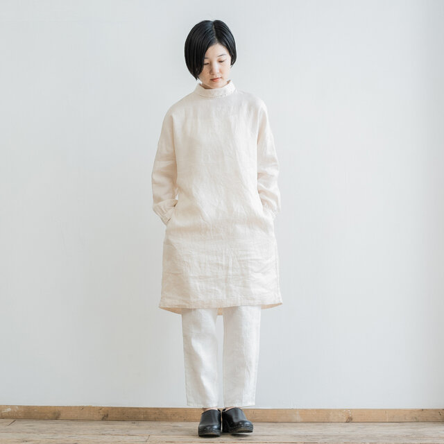 モデル身長 163cm 着用カラー ピンクベージュ