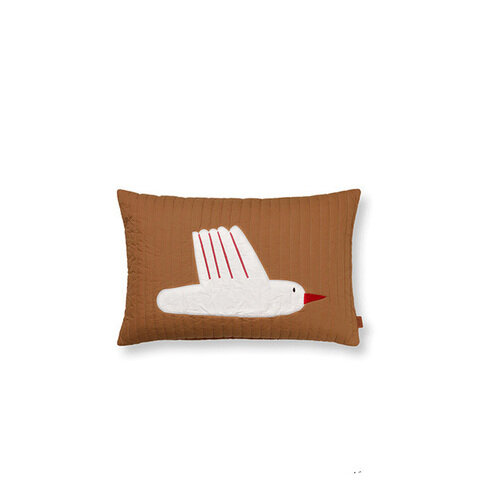 ferm LIVING｜Bird Quilted Cushion (バード キルトクッション)　日本正規代理店品【受注発注】