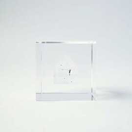 ウサギノネドコ｜Sola cube Mineral 魚眼石（4cm角）