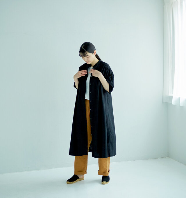 モデル165cm 着用サイズ:0(BLACK)