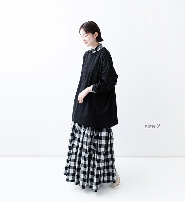 color : BLK / size 2 ,model :162cm