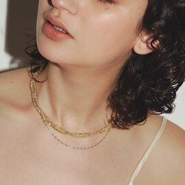 les bon bon|dore emotion necklace ネックレス ヘマタイト シルバー925
