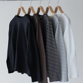 RYE TENDER|マーサーロングスリーブ Tシャツ カットソー 長袖 ニットソー ユニセックス メンズ 24FW-RT-011 10022500 ライテンダー