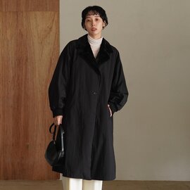 mizuiro ind|バック ボア ロングコート アウター back boa coat 3-270052 ミズイロインド