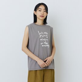 ADIEU TRISTESSE｜heso コラボレーションプリントノースリーブTシャツ