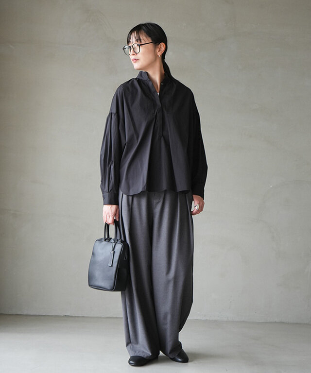 身長:165cm / カラー:FR-019(ブラック)/着用サイズ:38