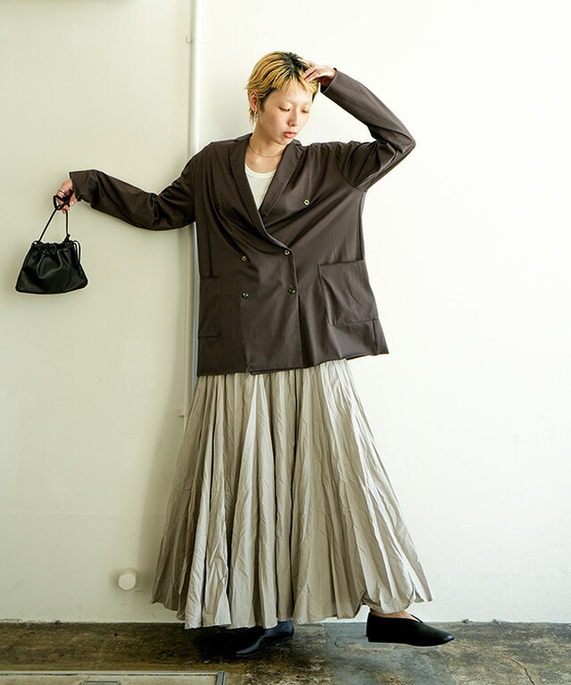 身長:164cm / カラー:19 l.beige / サイズ:f