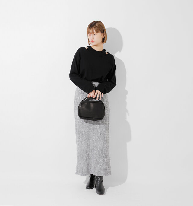 model ai:166cm / 47kg
color : gray / size : M