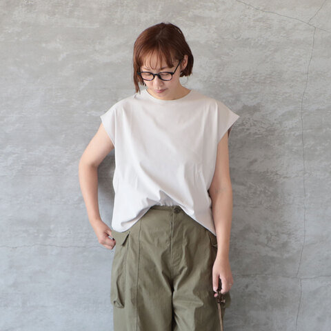 LILOU+LILY|GRACECOOL COTTON TRICOT TEE