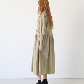 Mochi｜button dress [beige]