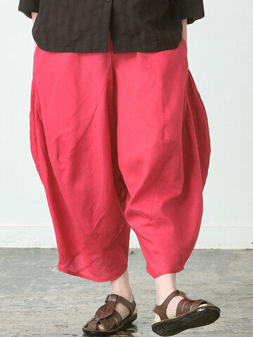 D*g*y|変形サルエルパンツ リネンコットン D3241