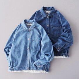 Johnbull|デニムドルマンシャツブルゾン