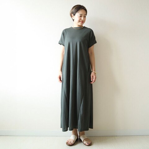 OMNES|【20%OFF】接触冷感 ひんやり美シルエットワンピース