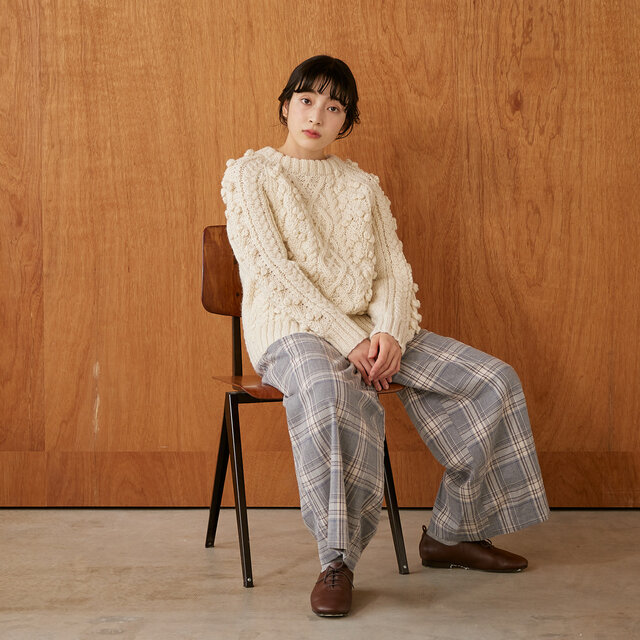 モデル身長 161cm 着用カラー グレー